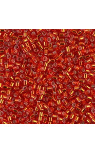 Miyuki delica beads 10/0 - Silver lined red DBM-43